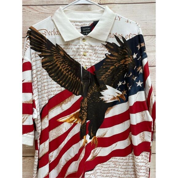 NEW WITH TAGS COTTON TRADERS‎ GRAPHIC SOARING EAGLE SHIRT
SIZE LARGE - Picture 2 of 8